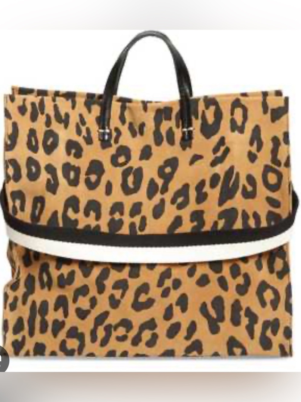 Clare V. Vivier $525 leopard simple tote